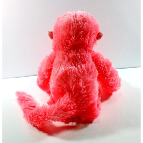 Wild Republic Hanging Monkey Plush 18" Stuffed Animal Neon Pink - Picture 3 of 4